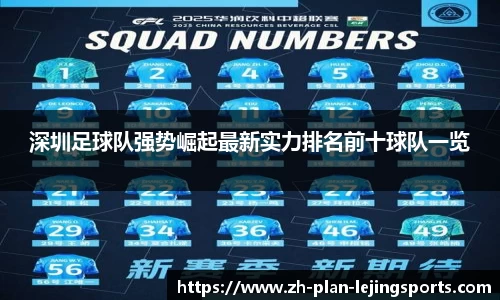 深圳足球队强势崛起最新实力排名前十球队一览